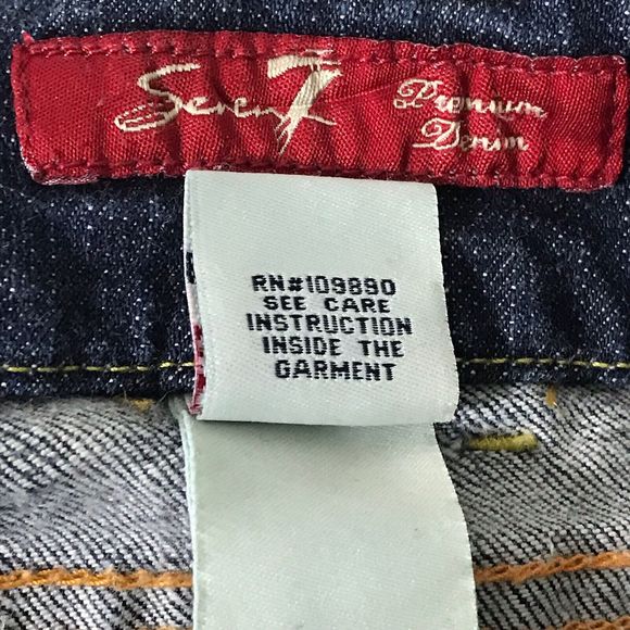 Seven7 Premium Denim Bootcut Dark Wash Jeans Women’s Size 32 - Picture 9 of 12